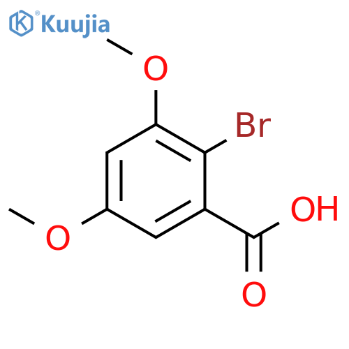 2-Bromo-3,5-dimethoxybenzoic Acid structure