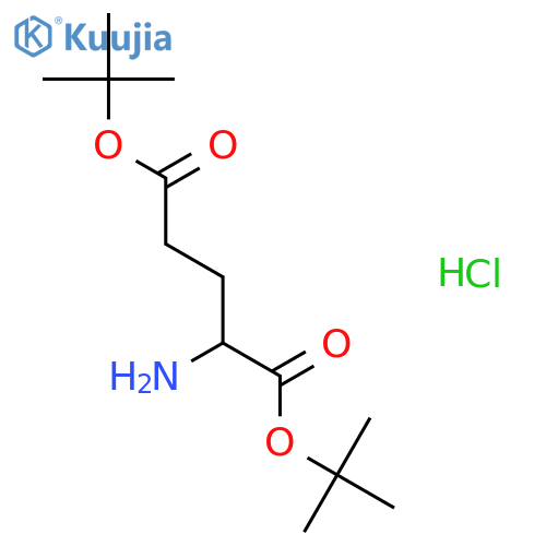 H-D-Glu(otbu)-otbu hydrochloride structure