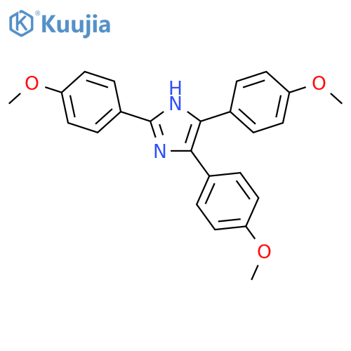 1H-Imidazole,2,4,5-tris(4-methoxyphenyl)- structure