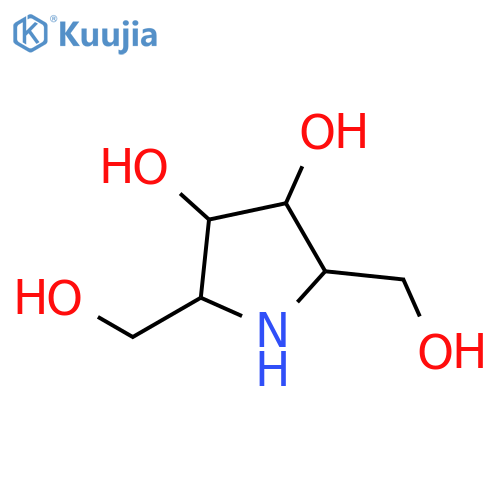 2,5-Dideoxy-2,5-imino-D-altritol structure