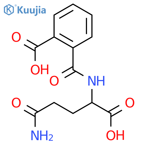Benzoic acid,2-[[[(1S)-4-amino-1-carboxy-4-oxobutyl]amino]carbonyl]- structure