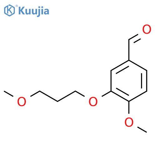4-Methoxy-3-(3-methoxypropoxy)benzaldehyde structure