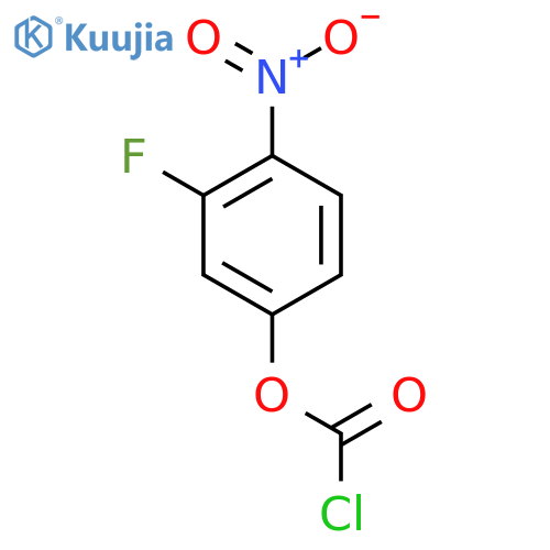 3-fluoro-4-nitrophenyl chloroformate structure