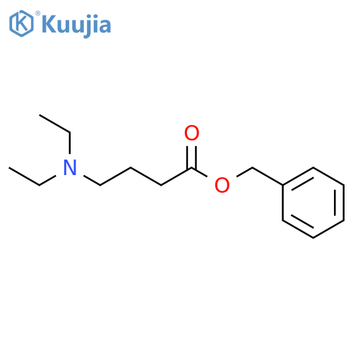 Butanoic acid, 4-(diethylamino)-, phenylmethyl ester structure