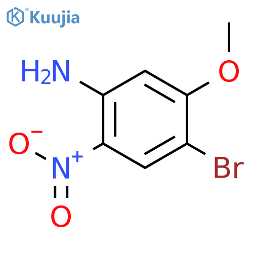 4-bromo-5-methoxy-2-nitro-aniline structure