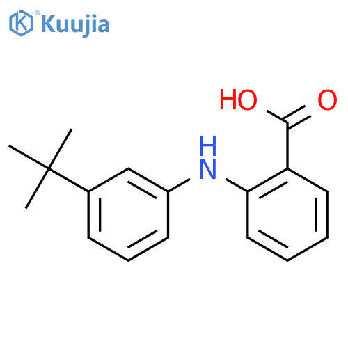 2-((3-(Tert-Butyl)phenyl)amino)benzoic acid structure