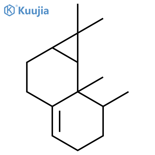1H-Cyclopropa[a]naphthalene,1a,2,3,5,6,7,7a,7b-octahydro-1,1,7,7a-tetramethyl-, (1aR,7R,7aR,7bS)- structure