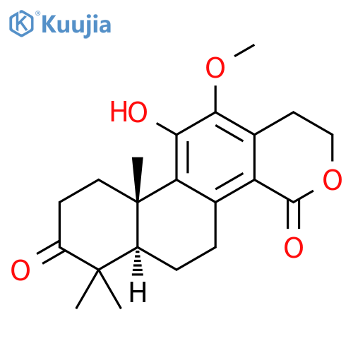 2H-Phenanthro[1,2-c]pyran-4,8-dione,1,5,6,6a,7,9,10,10a-octahydro-11-hydroxy-12-methoxy-7,7,10a-trimethyl-,(6aR,10aS)- structure