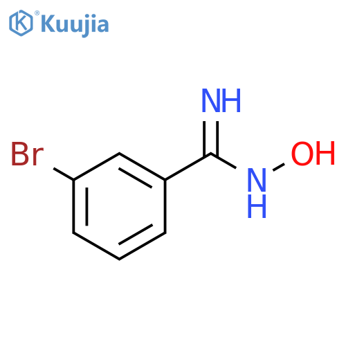 3-Bromo-n-hydroxy-benzamidine structure