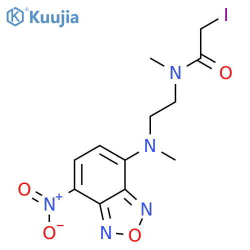 2-Iodo-N-methyl-N-(2-(methyl(7-nitrobenzo[c][1,2,5]oxadiazol-4-yl)amino)ethyl)acetamide structure
