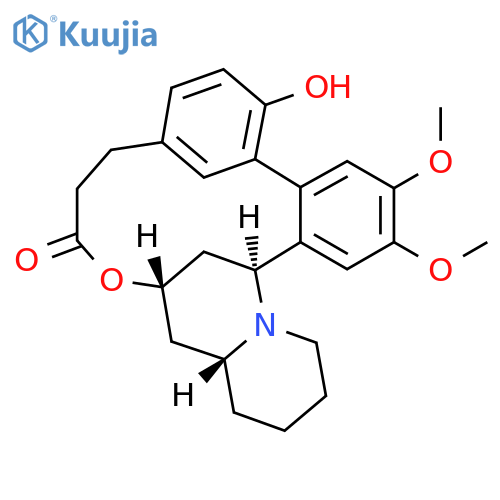 20H-6,20-Methano-11,15-metheno-1H,8H-benzo[g]pyrido[2,1-d][1,5]oxaazacyclohexadecin-8-one,2,3,4,4a,5,6,9,10-octahydro-14-hydroxy-17,18-dimethoxy-, (4aR,6S,20S)- (9CI) structure