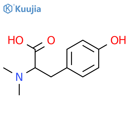 (2S)-2-(Dimethylamino)-3-(4-hydroxyphenyl)propanoic Acid structure