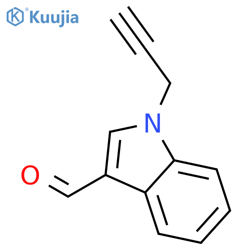 1-(Prop-2-yn-1-yl)-1H-indole-3-carbaldehyde structure