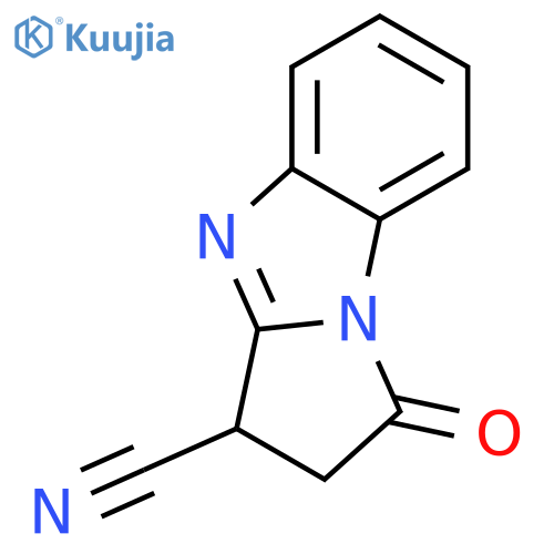 1H-Pyrrolo[1,2-a]benzimidazole-3-carbonitrile,2,3-dihydro-1-oxo- structure
