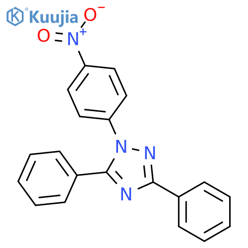 1H-1,2,4-Triazole, 1-(4-nitrophenyl)-3,5-diphenyl- structure