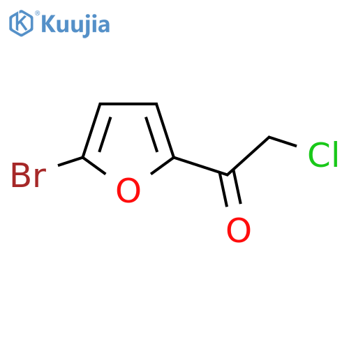 1-(5-bromofuran-2-yl)-2-chloroethan-1-one structure