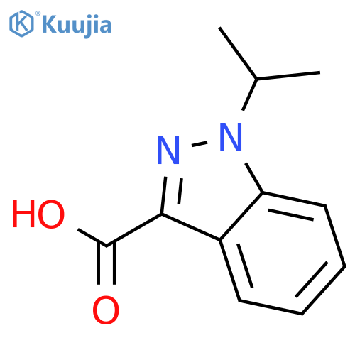1-(propan-2-yl)-1H-indazole-3-carboxylic acid structure