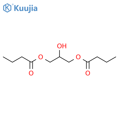 Butanoic acid, 2-hydroxy-1,3-propanediyl ester structure