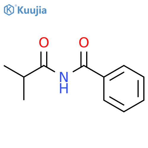 Benzamide, N-(2-methyl-1-oxopropyl)- structure