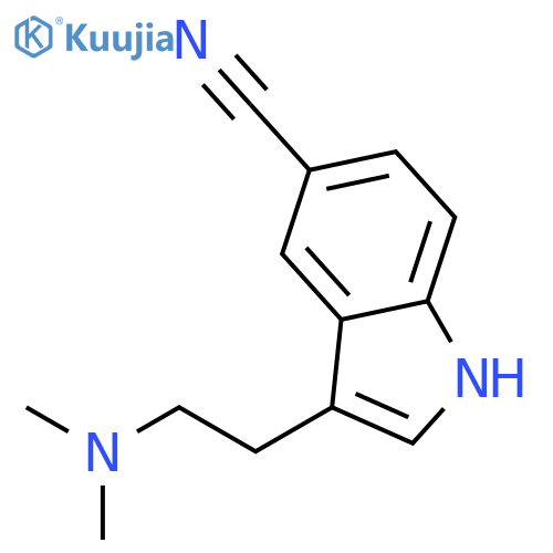 3-[2-(dimethylamino)ethyl]-1h-indole-5-carbonitrile structure
