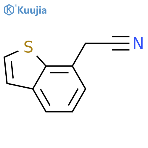 Benzo[b]thiophene-7-acetonitrile structure
