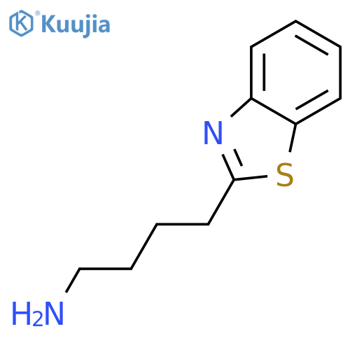 4-(1,3-benzothiazol-2-yl)butan-1-amine structure