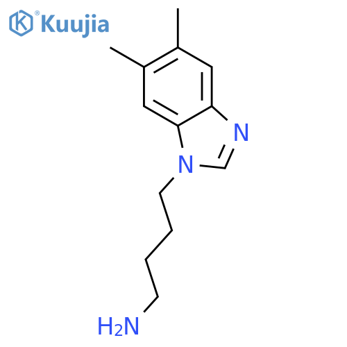 1H-Benzimidazole-1-butanamine, 5,6-dimethyl- structure