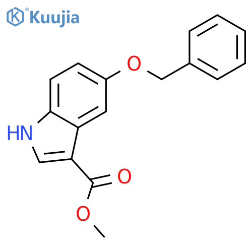 Methyl 5-(benzyloxy)-1H-indole-3-carboxylate structure