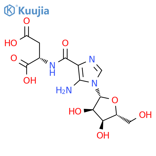N-Succinyl-5-aminoimidazole-4-carboxamide Ribose 2’,3’,5’-Triacetate structure