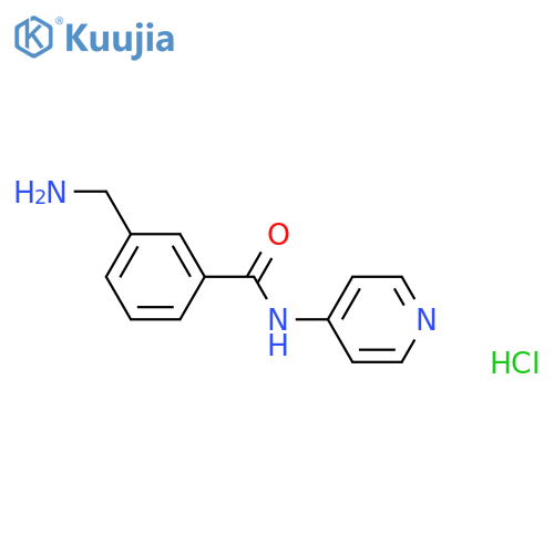 3-(aminomethyl)-N-(pyridin-4-yl)benzamide dihydrochloride structure
