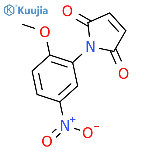 1-(2-Methoxy-5-nitrophenyl)-1H-pyrrole-2,5-dione structure