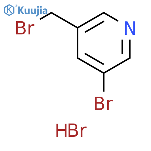 3-bromo-5-(bromomethyl)pyridine hydrobromide structure
