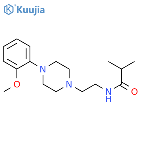 N-{2-4-(2-methoxyphenyl)piperazin-1-ylethyl}-2-methylpropanamide structure