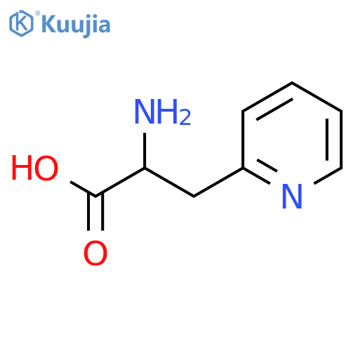 Beta-(2-pyridyl)-dl-alanine structure