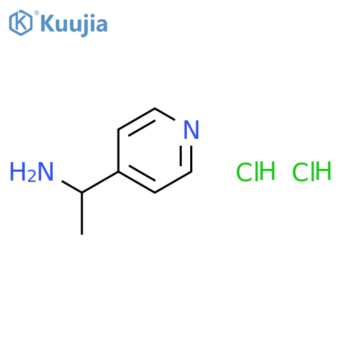 1-(Pyridin-4-yl)ethanamine dihydrochloride structure