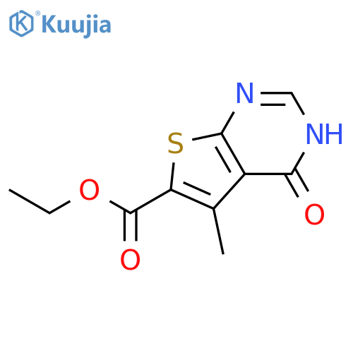Ethyl 5-Methyl-4-oxo-1H,4H-thieno2,3-dpyrimidine-6-carboxylate structure