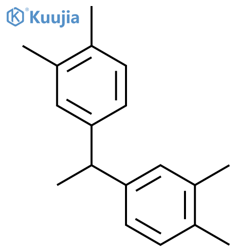 4,4'-(Ethane-1,1-diyl)bis(1,2-dimethylbenzene) structure