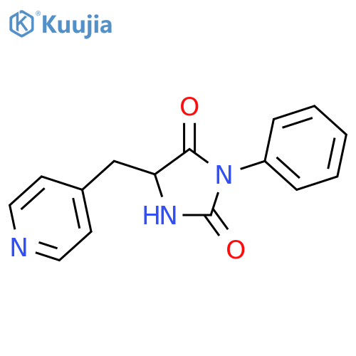 2,4-Imidazolidinedione,3-phenyl-5-(4-pyridinylmethyl)- structure