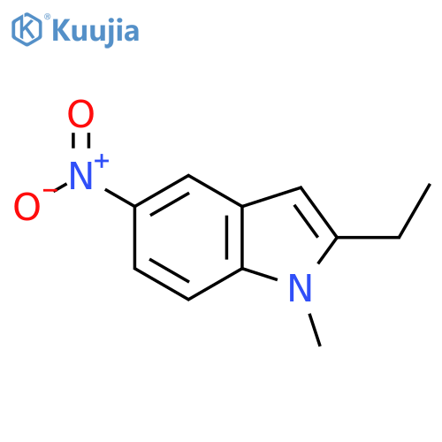 1H-Indole, 2-ethyl-1-methyl-5-nitro- structure