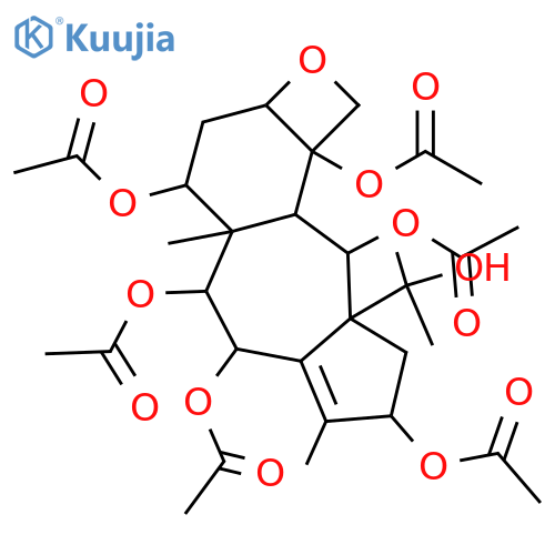 11(15→1)-Abeo-5,20-epoxy-11-taxene-2,4,7,9,10,13,15-heptol; (2α,4α,5β,7β,9α,10β,13α)-form, 2,4,7,9,10,13-Hexa-Ac structure
