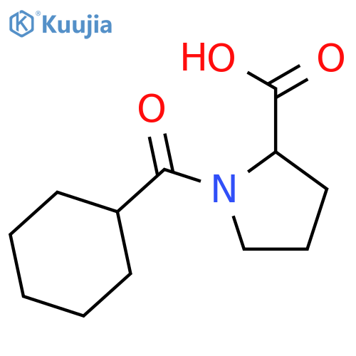1-(Cyclohexylcarbonyl)-L-proline structure