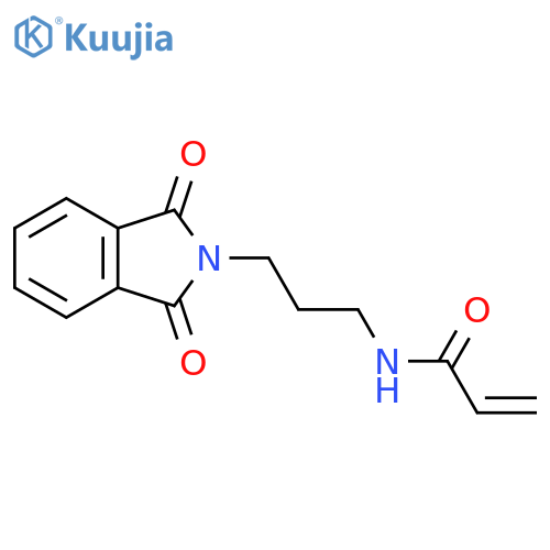 N-[3-(1,3-dioxo-2,3-dihydro-1H-isoindol-2-yl)propyl]prop-2-enamide structure