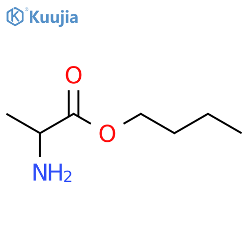Butyl 2-aminopropanoate structure
