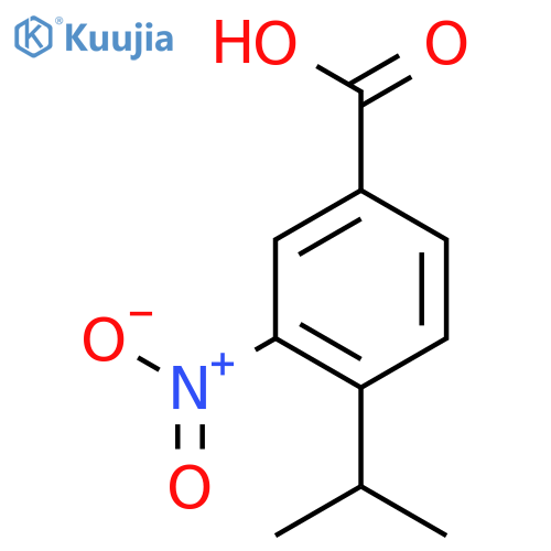 3-nitro-4-(propan-2-yl)benzoic Acid structure