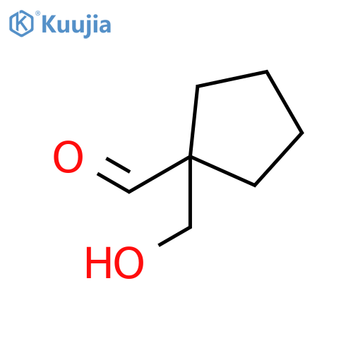 1-(hydroxymethyl)cyclopentane-1-carbaldehyde structure