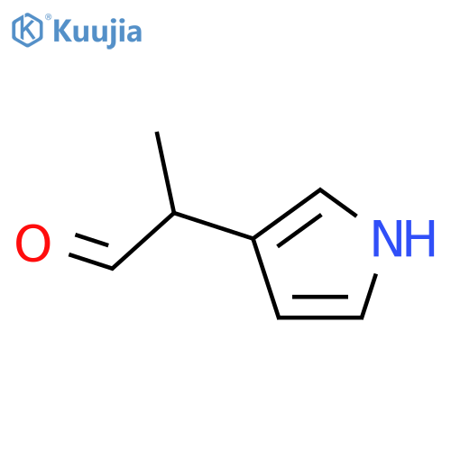 2-(1H-pyrrol-3-yl)propanal structure