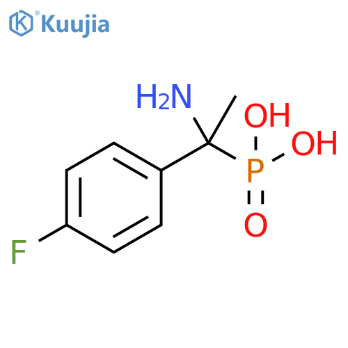 Phosphonic acid, [1-amino-1-(4-fluorophenyl)ethyl]- structure