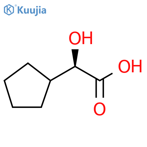 Cyclopentaneacetic acid, α-hydroxy-, (R)- (9CI) structure