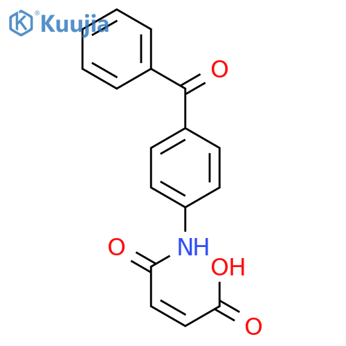 N-(4-benzoylphenyl)maleamic Acid structure