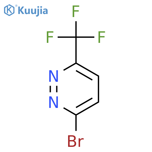 3-Bromo-6-(trifluoromethyl)pyridazine structure